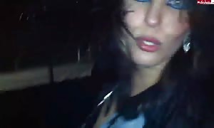 This celebration
 went wild, watch teen inebriated brunette providing
 a mouth fuck