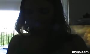 POV face-fuck porn with a shocking
 brown haired
 who was my cute ex girlfriend