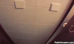 rough blowjob in the lavatory by a succulent blond
 former girlfriend
 gf