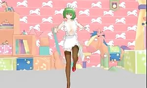 Yuuka the babysitter MMD 3D