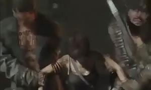 3D gangbang on prisoner.