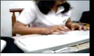 indian female
 in office webcam
