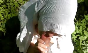 fantastic
 outside
 sex in the forest with a big-ass Russian