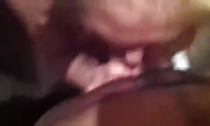 Astonishing Russian blond
 is sucking my penis in the public rest room