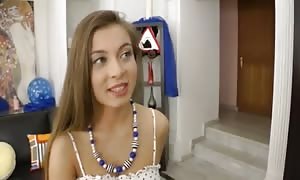 Russian babe assfucked on camera