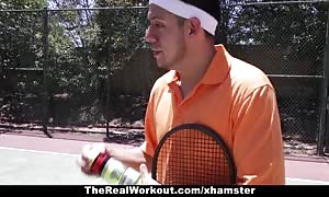 TheRealWorkout - Keisha gray banged After Playing Tennis
