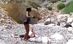 black screw on Spanish Beach