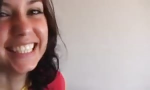 hot
 Spanish female gets torn up on camera