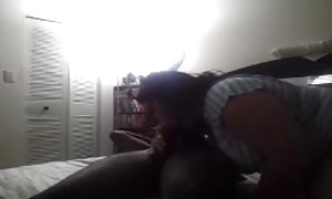 turned on girlfriend lush two deep-throating and drilling bbc at home