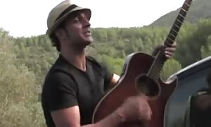 Spanish guitarist fucks wonderful
 countrified French